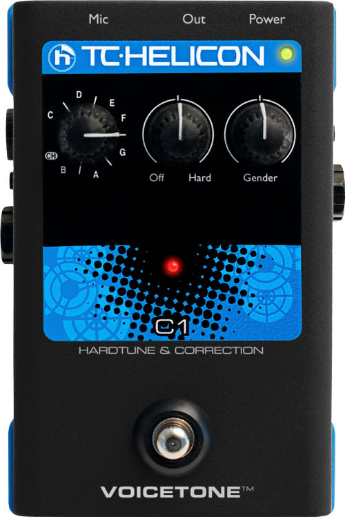 TC Helicon VoiceTone C1 HardTune Correction