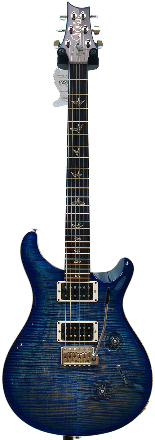 PRS 2011 Custom 24 Faded Blueburst 10 Top Pattern Thin Neck V12 Finish