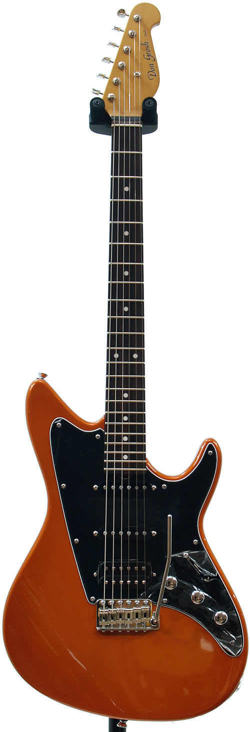 Grosh ElectraJet Custom #741 Sunburst Orange Pearl Metallic Alder S/S/H RW  (Ex-Demo Mark on Body)