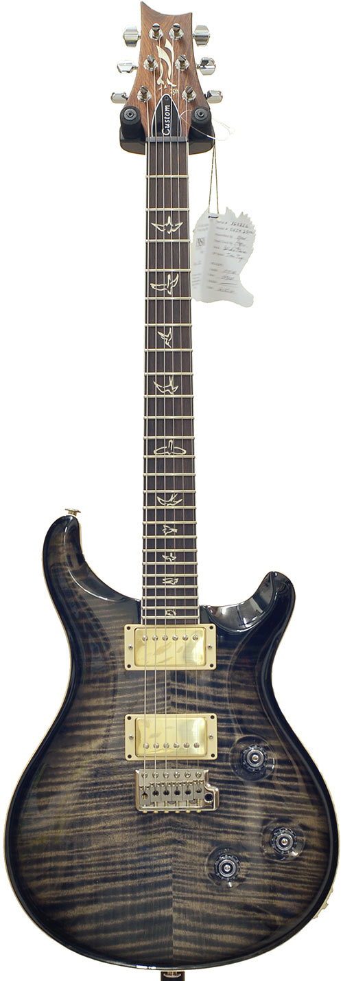 PRS 25th Anniversary Custom 24 Charcoal Burst Wide Thin Neck #162826