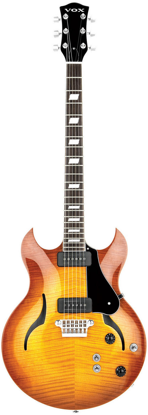 Vox HDC-77-SB Double Cutaway Sienna Burst | guitarguitar