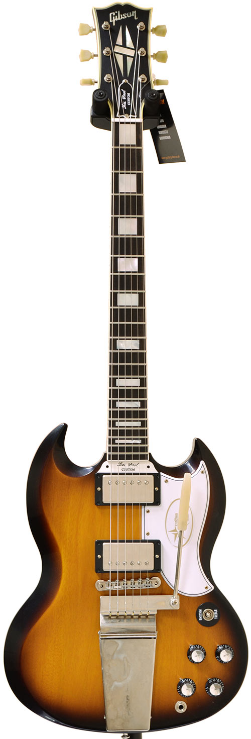 Gibson Custom Shop SG Custom 2 Pickup VOS w/Maestro Faded Tobacco #002891 (Handpicked)