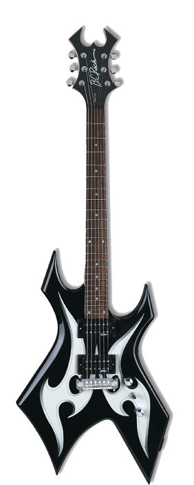BC Rich Metal Master Warlock Silver Blade
