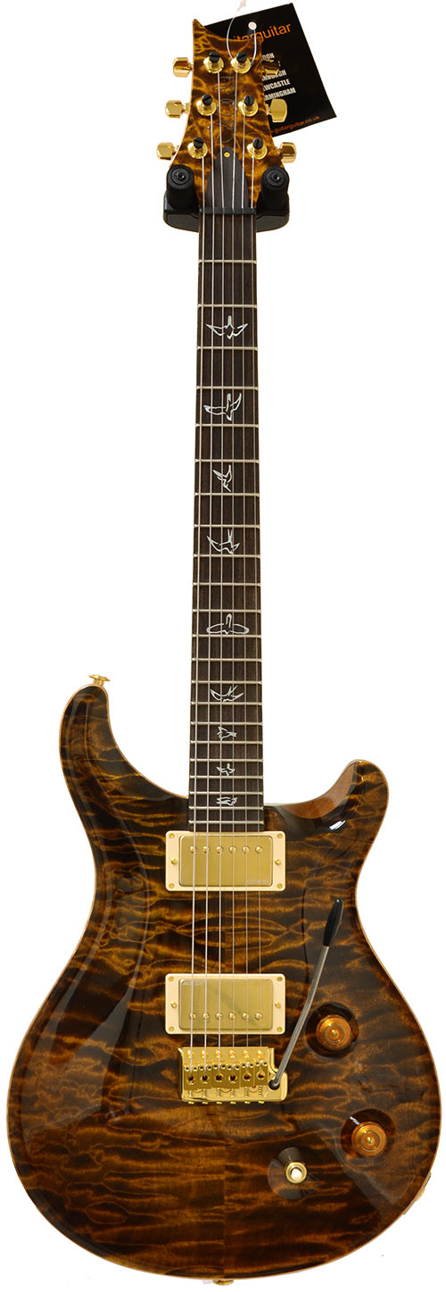 PRS Wood Library 'Dirty Dozen' Custom 22 Light Tiger Eye Quilt Top Wide Thin Neck #5 of 12
