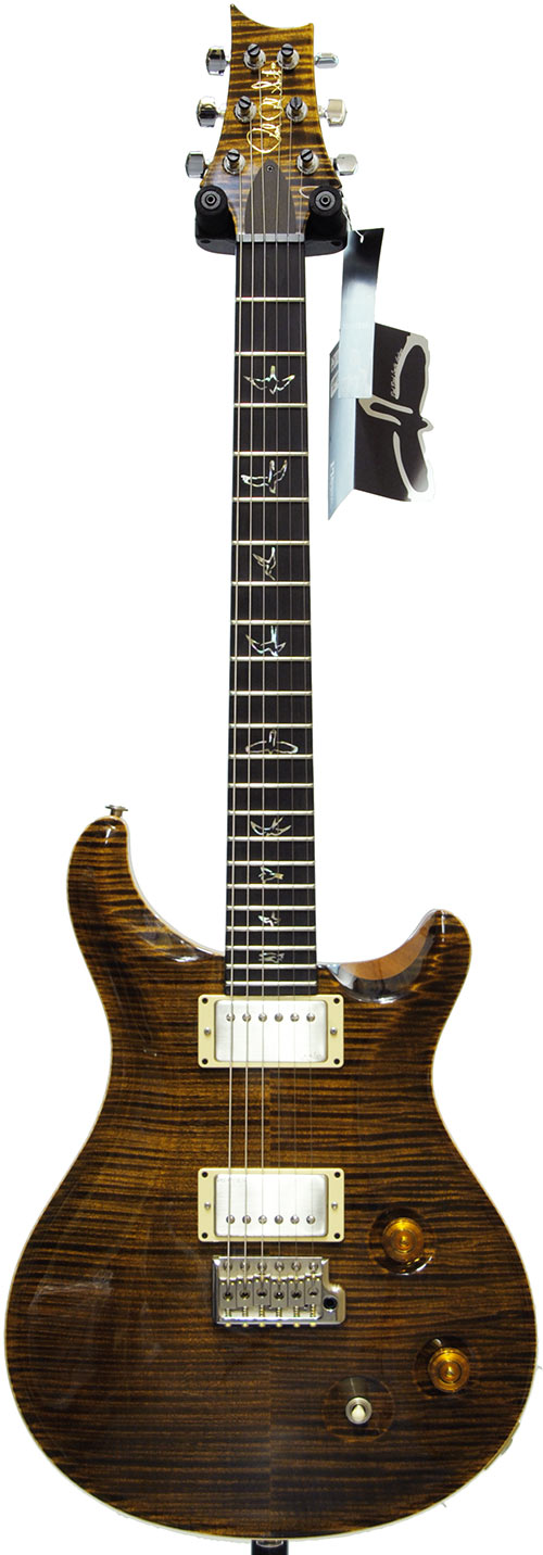 PRS Wood Library Dirty Dozen Custom 22 Light Tiger Eye 5 of 12 Wide Thin #174806