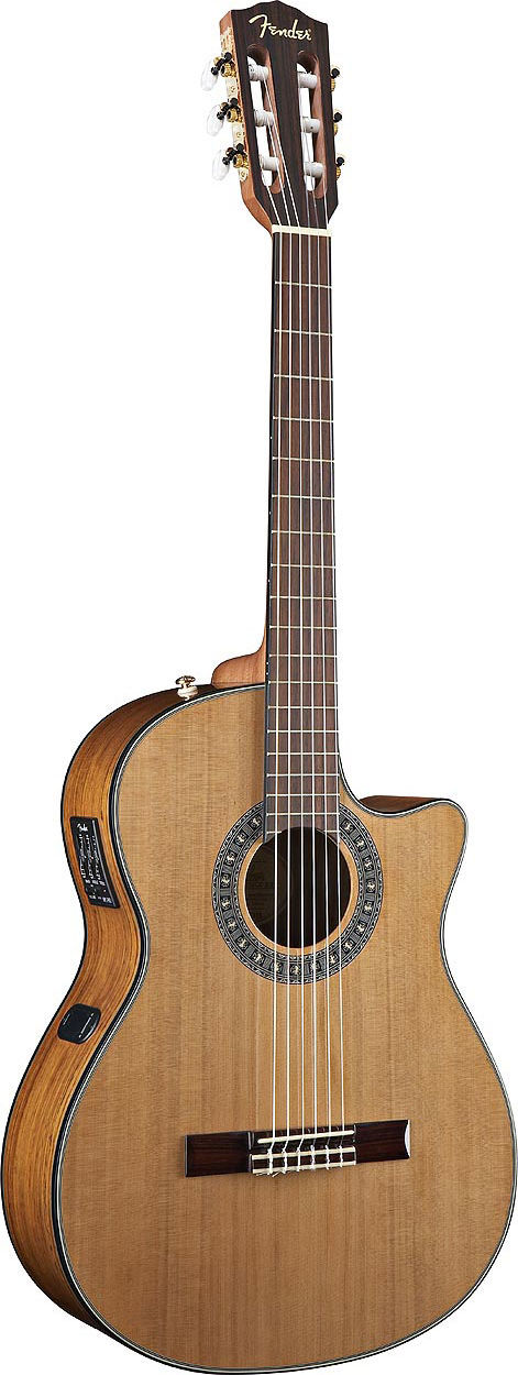 Fender CN-240SCE Classical Natural Solid Top