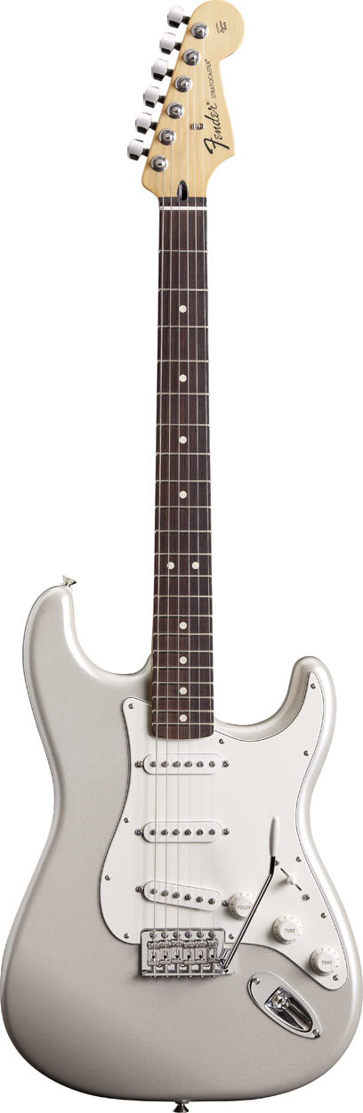 Fender Standard Strat RW White Chrome Pearl