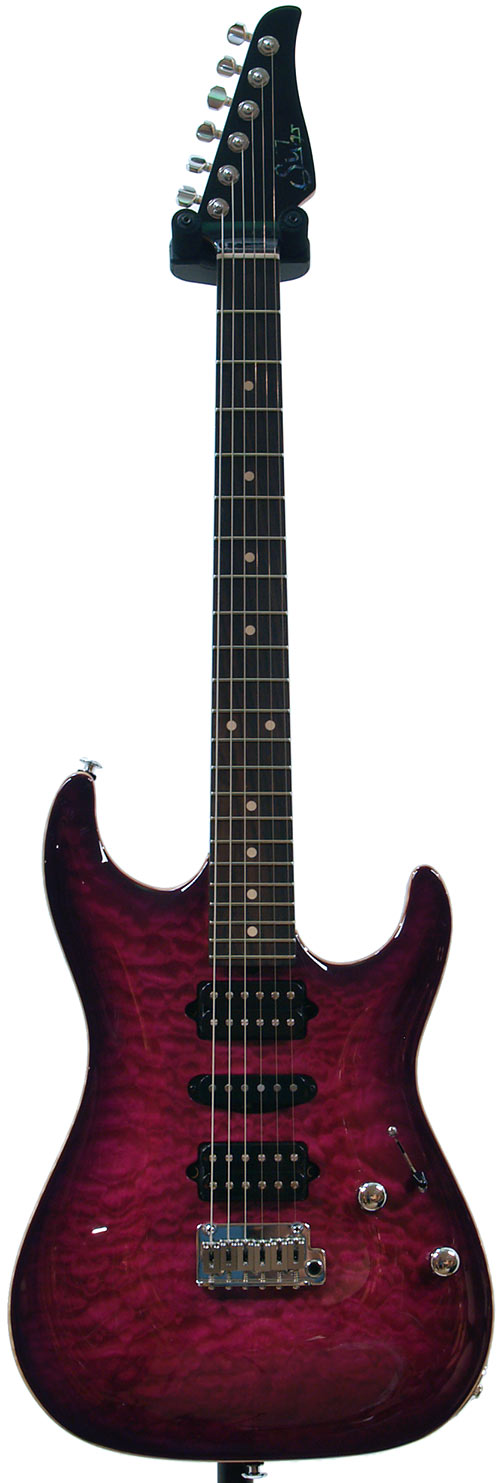 Suhr Carve Top Standard Trans Purple Magenta Burst #15987