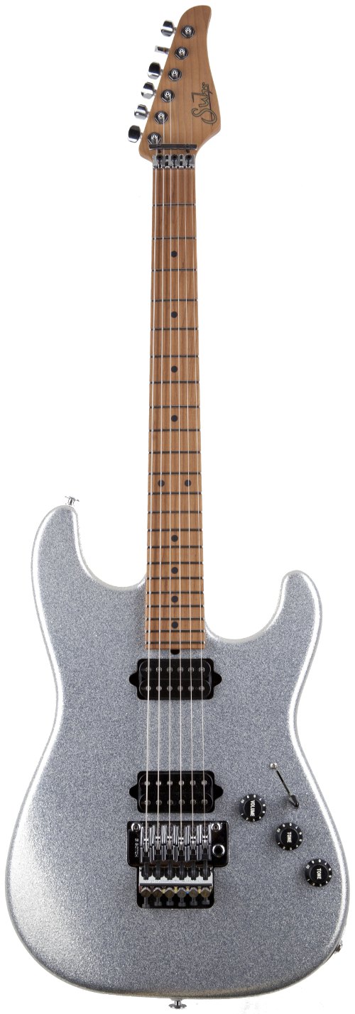 Suhr Classic Silver Sparkle Alder/Roasted Maple Floyd HH #15988