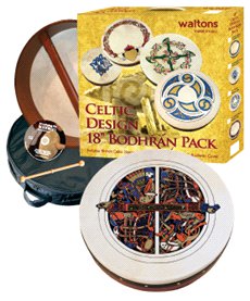 Waltons 18 Inch Skellig Bodhran Package