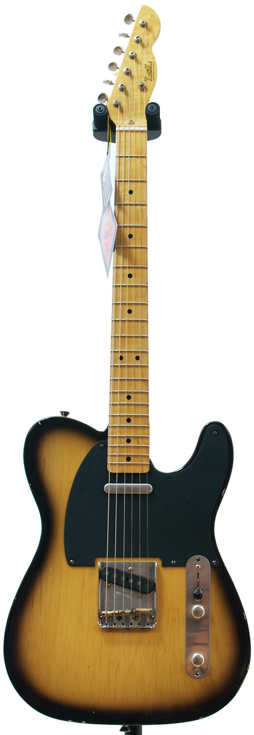LSL Instruments TB SP SB T Bone Sugar Pine Sunburst Black Guard Fat Neck 'Ani'