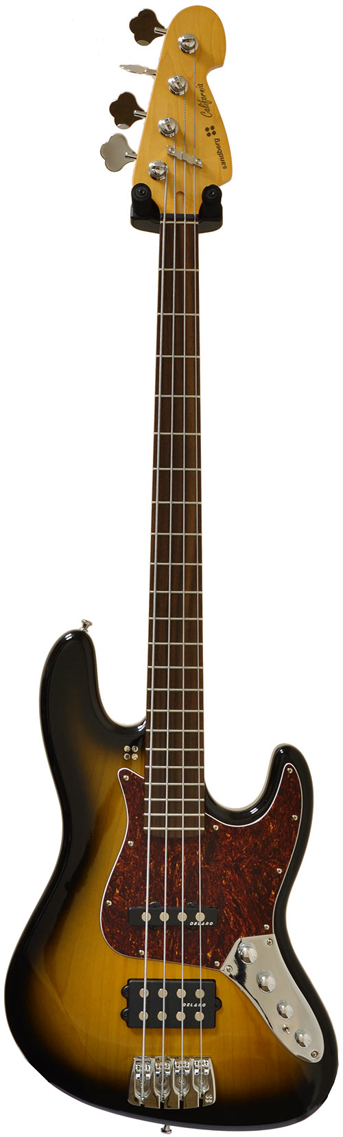 Sandberg California 4 String TM Tobacco Sunburst High Gloss