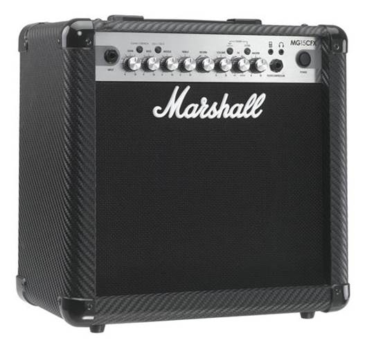 Marshall MG15CFX 15 Watt Guitar Combo Carbon Fibre