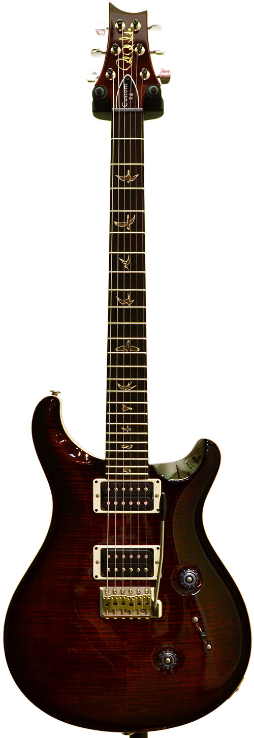 PRS 2011 Custom 24 Fire Red 10 Top Pattern Regular Neck #175811
