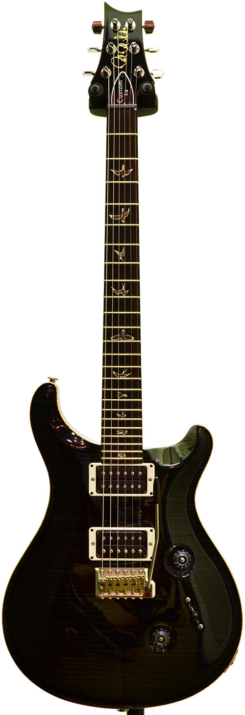 PRS Custom 24 Black Slate 10 Top Pattern Regular Neck #171788