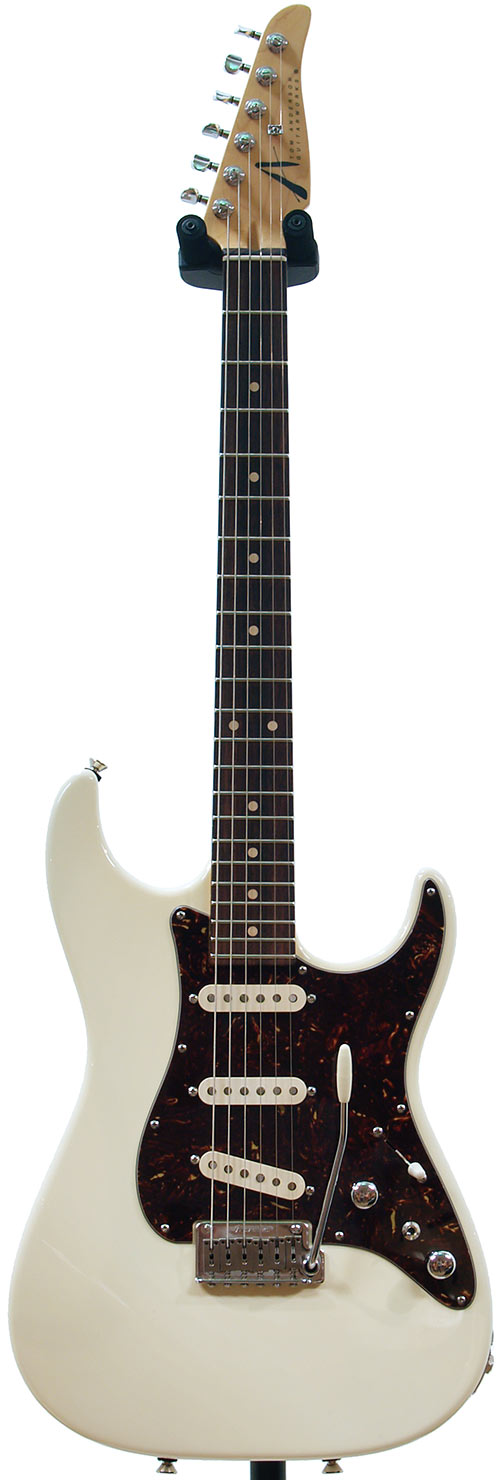 Tom Anderson Classic SSS White RW Tortoiseshell Guard (Pre-Owned)
