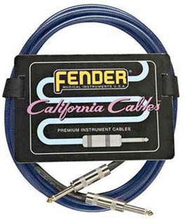 Fender 10' California Cable Lake Placid Blue