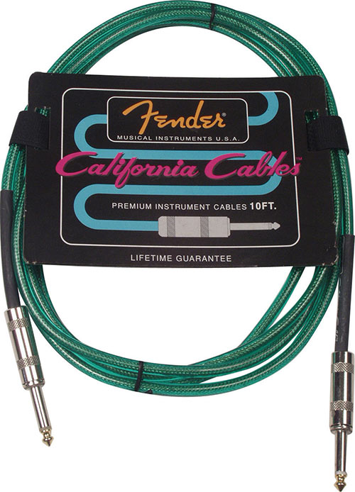 Fender 10' California Cable Surf Green