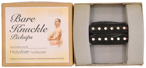 Bare Knuckle Holydiver Open Coil Black Bridge 4c