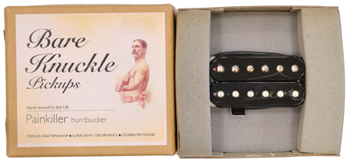 Bare Knuckle Painkiller Open Coil Black Bridge 4c