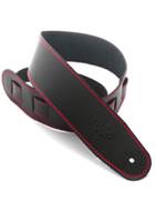 DSL SGE25-15-6 Leather 2.5 Inch Black with Red Stitch