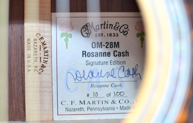 Martin OM-28M Roseanne Cash Limited Edition