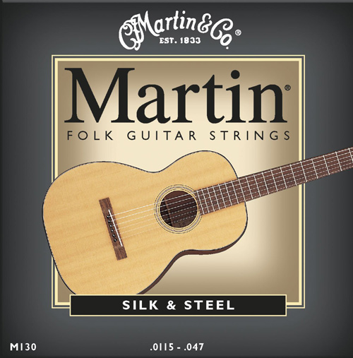 Martin M130 Silk and Steel Acoustic Strings