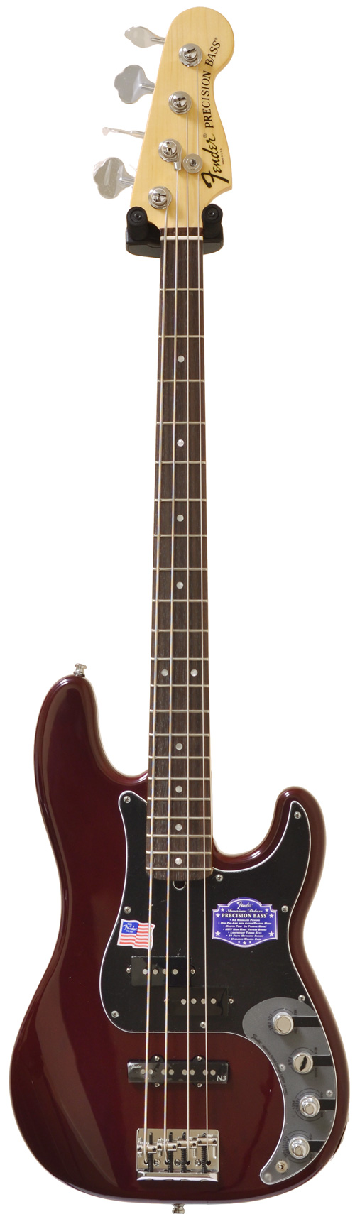 Fender American Deluxe P-Bass RW Wine Transparent