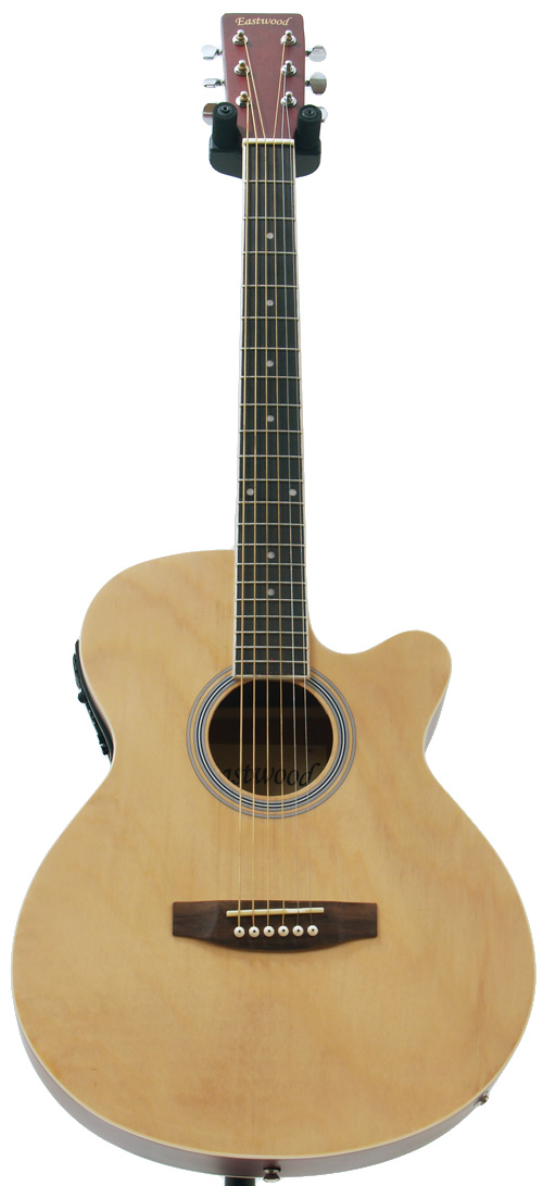 Eastwood LA125ENT-FCEQ Cutaway Folk Natural