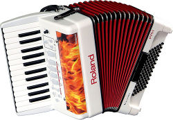 Roland FR1W+P V Accordion (Plus Bag) (Ex-Demo)