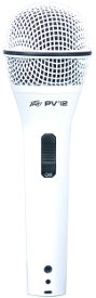 Peavey PVi2 Mic White with 20ft XLR to XLR Cable