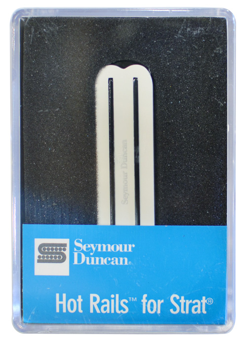 Seymour Duncan SHR-1N Hot Rails For Strat Neck White