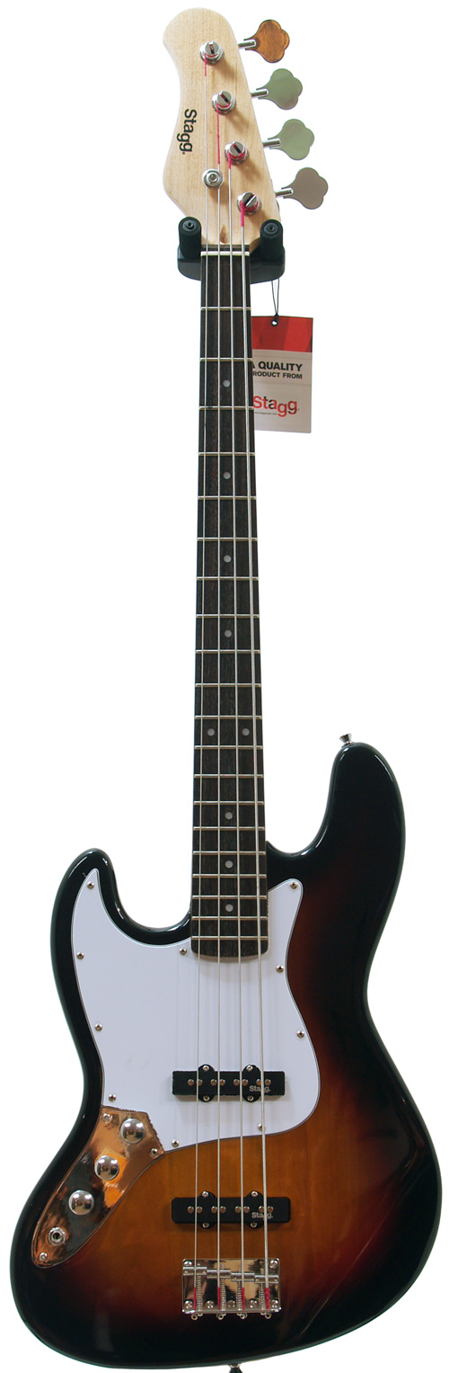 Stagg B300LH-SB Jazz Bass LH Sunburst