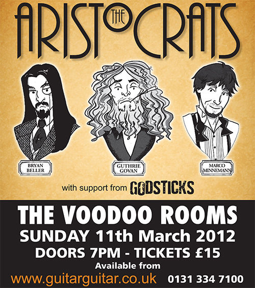 Tickets The Aristocrats, Edinburgh, Voodoo Rooms 11th March 2012