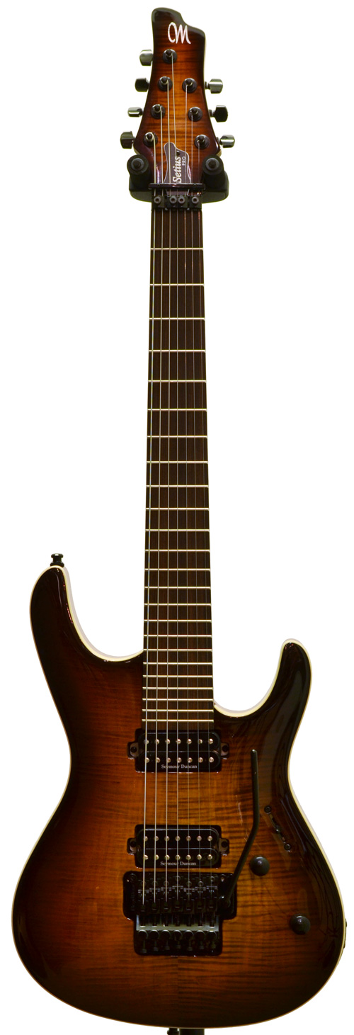 Mayones Setius Pro 7 Trans Dirty Brown Burst | guitarguitar