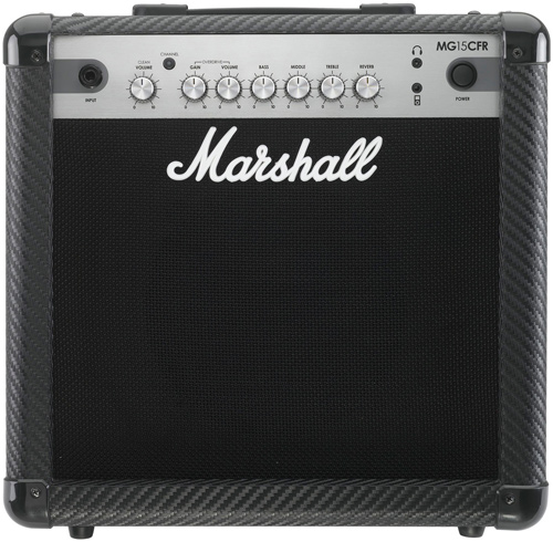 Marshall MG15CFR 15 Watt Guitar Combo Carbon Fibre With Reverb
