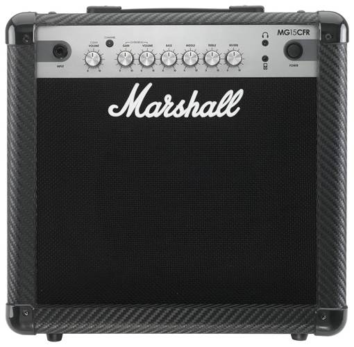 Marshall MG15CFR 15 Watt Guitar Combo Carbon Fibre With Reverb