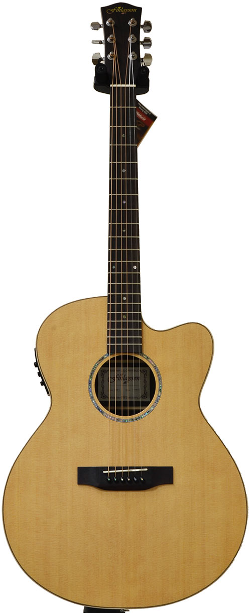 Finlayson ORCE-1S Rosewood/Spruce with Fishman Presys (Satin Finish)