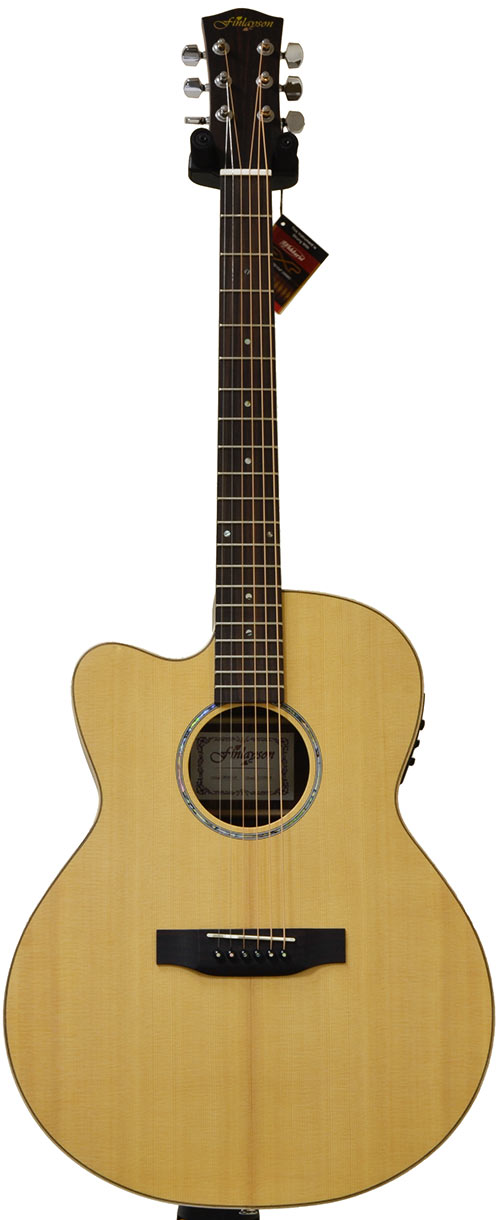 Finlayson ORCE-1SL Rosewood/Spruce with Fishman Presys LH (Satin Finish)