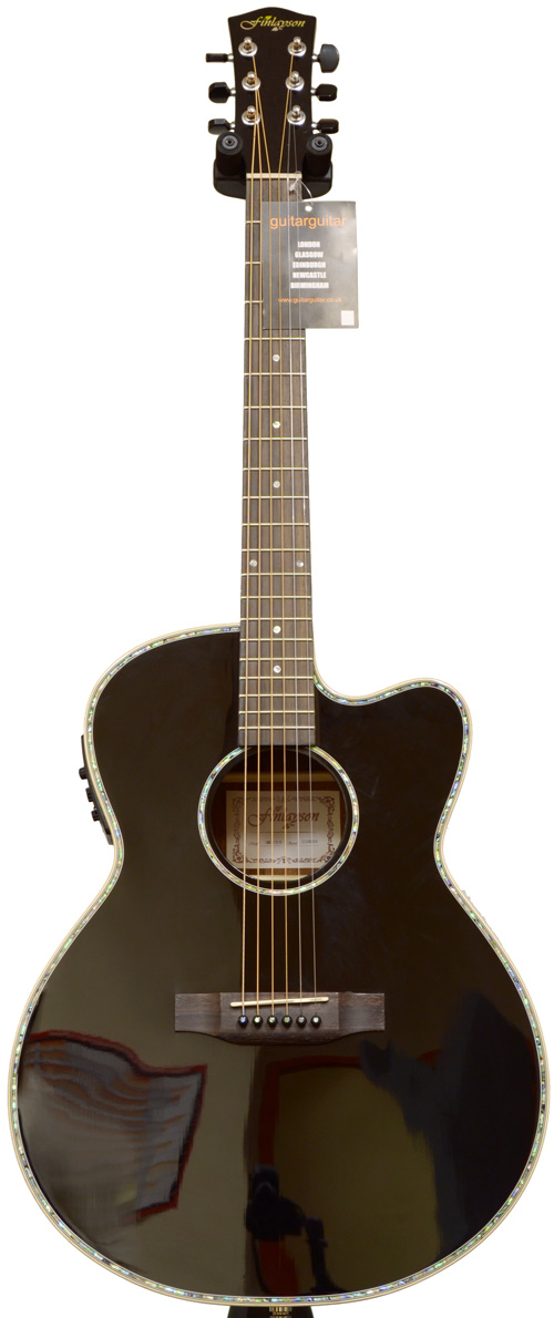 Finlayson OMCE-2BG Mahogany/Spruce with Fishman Presys Black (Gloss Top)