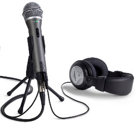Samson Q2U USB/XLR Microphone with HP20 Headphones