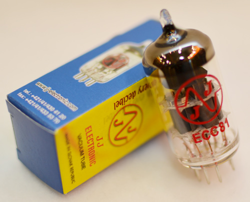 JJ Electronics ECC81 Preamp Valve Single guitarguitar