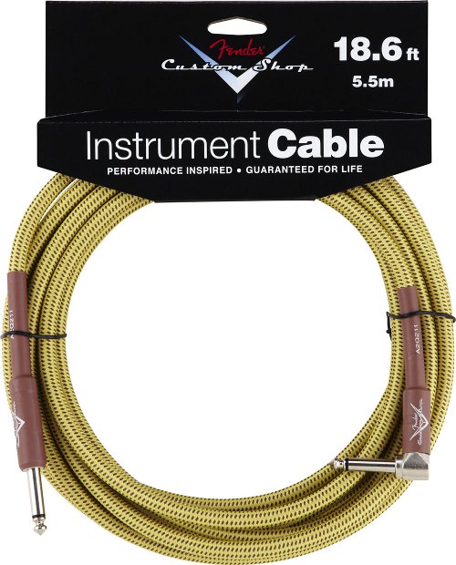 Fender Custom Shop Cable 5.5M Angled Tweed