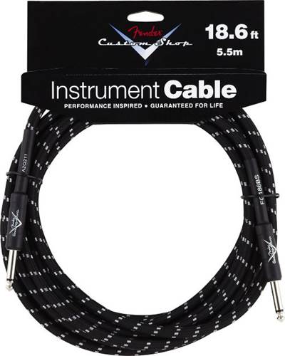 Fender Custom Shop Cable 5.5M Black Tweed