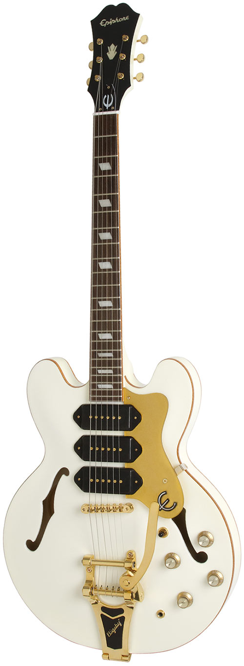Epiphone Limited Edition Riviera Custom Royale P93 Pearl White