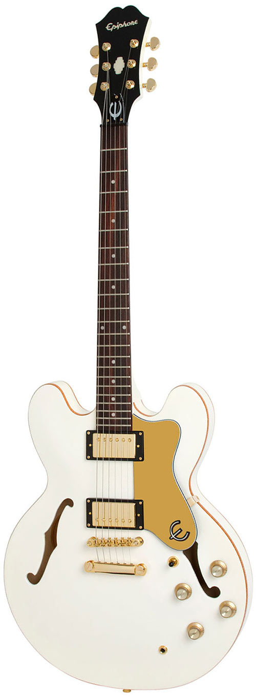 epiphone 335 white