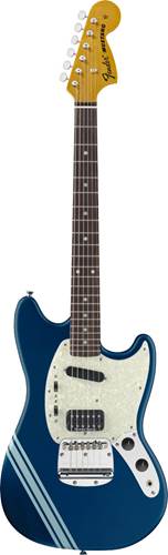 Fender Kurt Cobain Mustang RW Dark Lake Placid Blue with Stripe