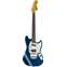 Fender Kurt Cobain Mustang RW Dark Lake Placid Blue with Stripe Front View