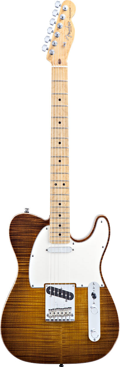 Fender American Select Tele Birdseye MN CH Violin Burst