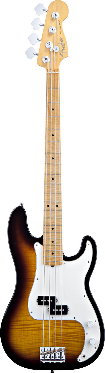 Fender American Select P Bass Flame MN 2 Colour Sunburst